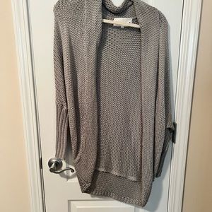 Gray cardigan. Size S/M. Worn once.